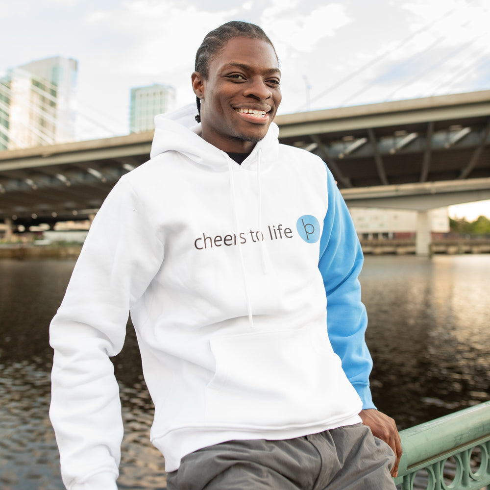 cheers to life hoodie